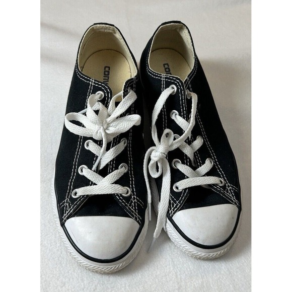 Converse Other - Converse All Star Sneakers Youth Black low top Size 3